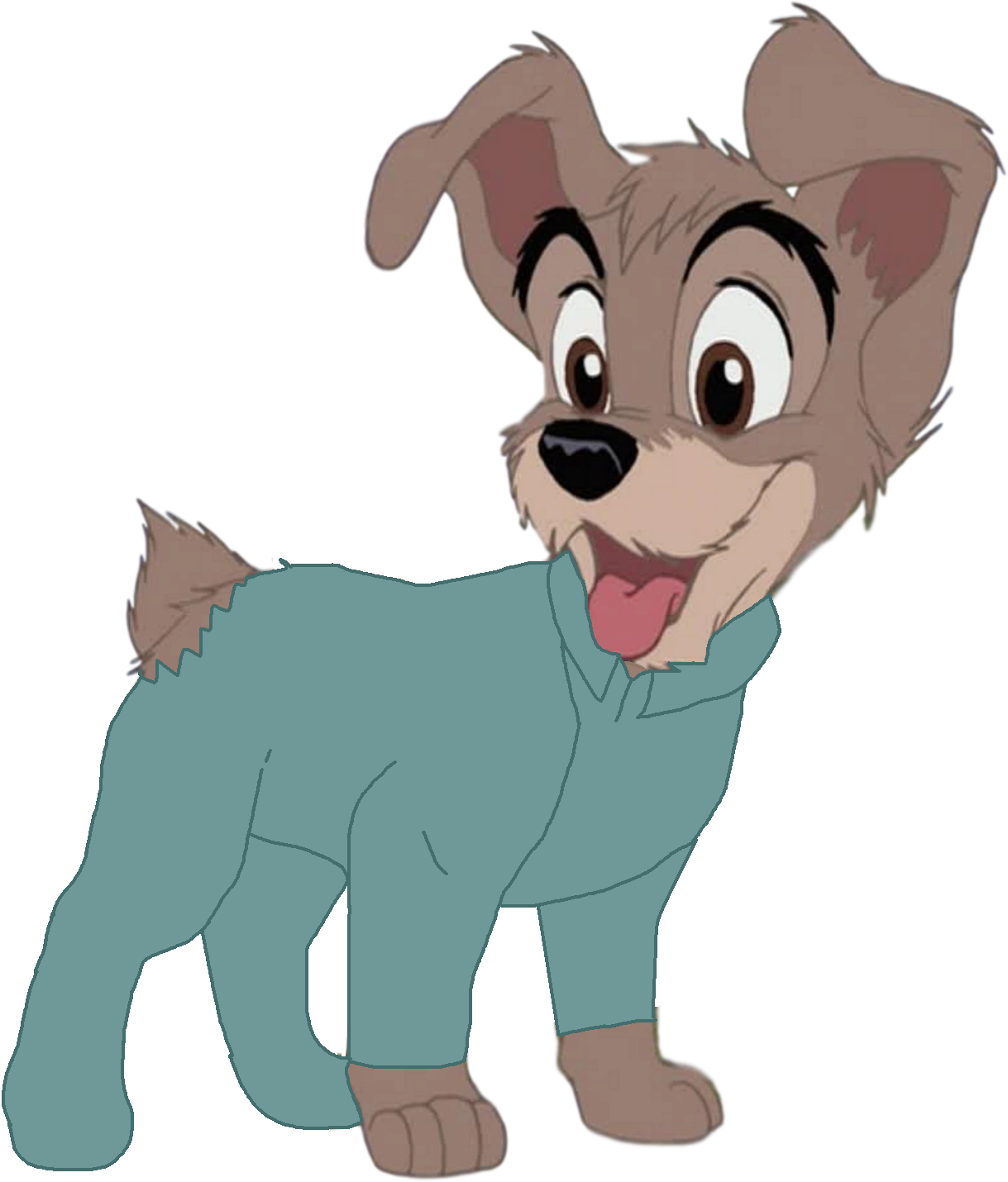 Scamp with Junior's clothes by Michalnowak123 on DeviantArt