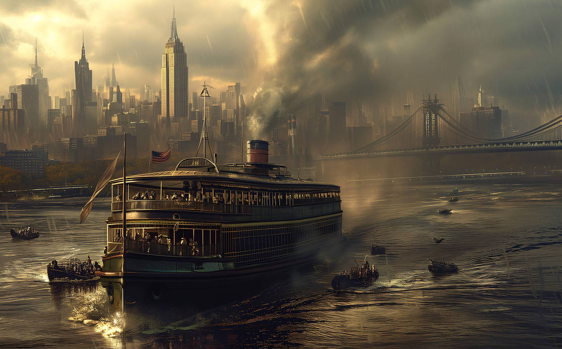 Last Voyage of the Steam Ferry by Bogi380 on DeviantArt