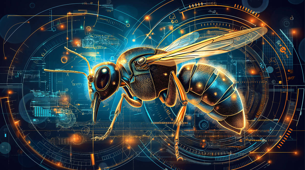 Cyber Bee by Bogi380 on DeviantArt