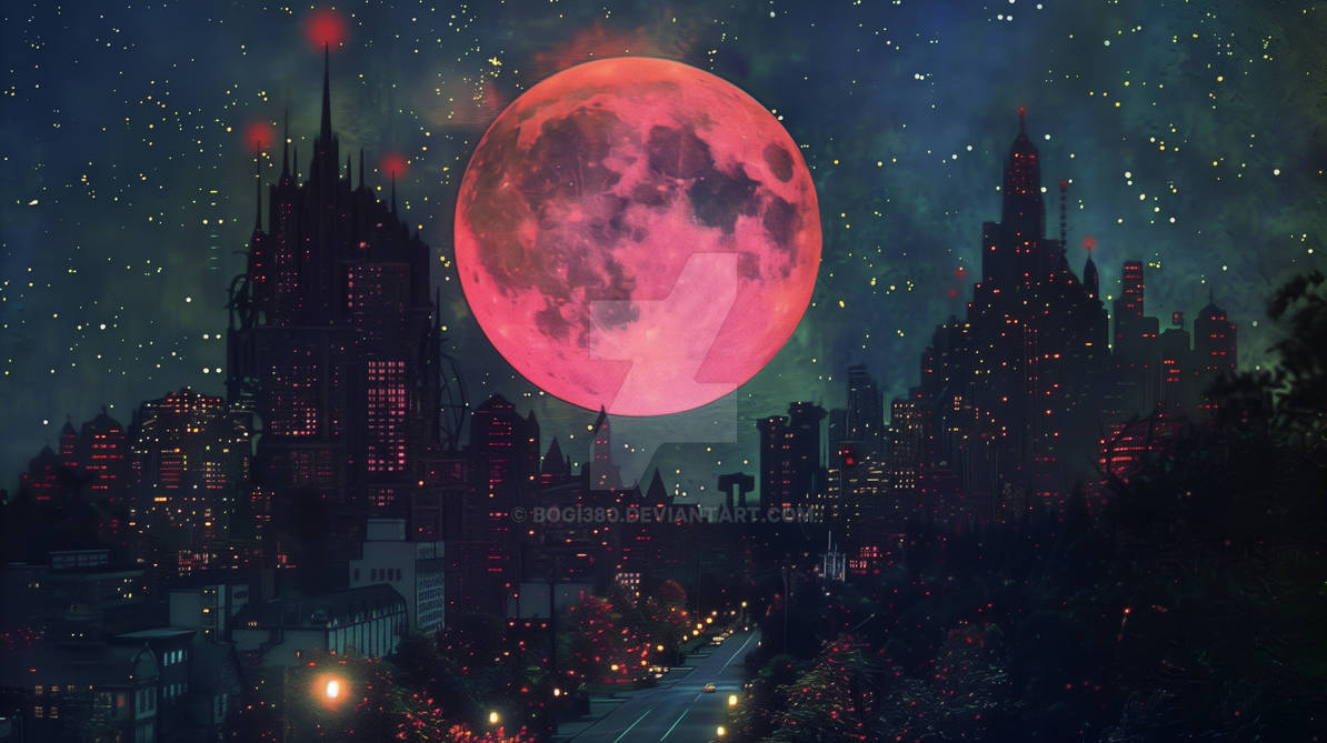 Ruby Moon Setting Metropolis Under the Ruby Moon by Bogi380 on DeviantArt