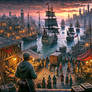 The Bustling Docks of Luskan