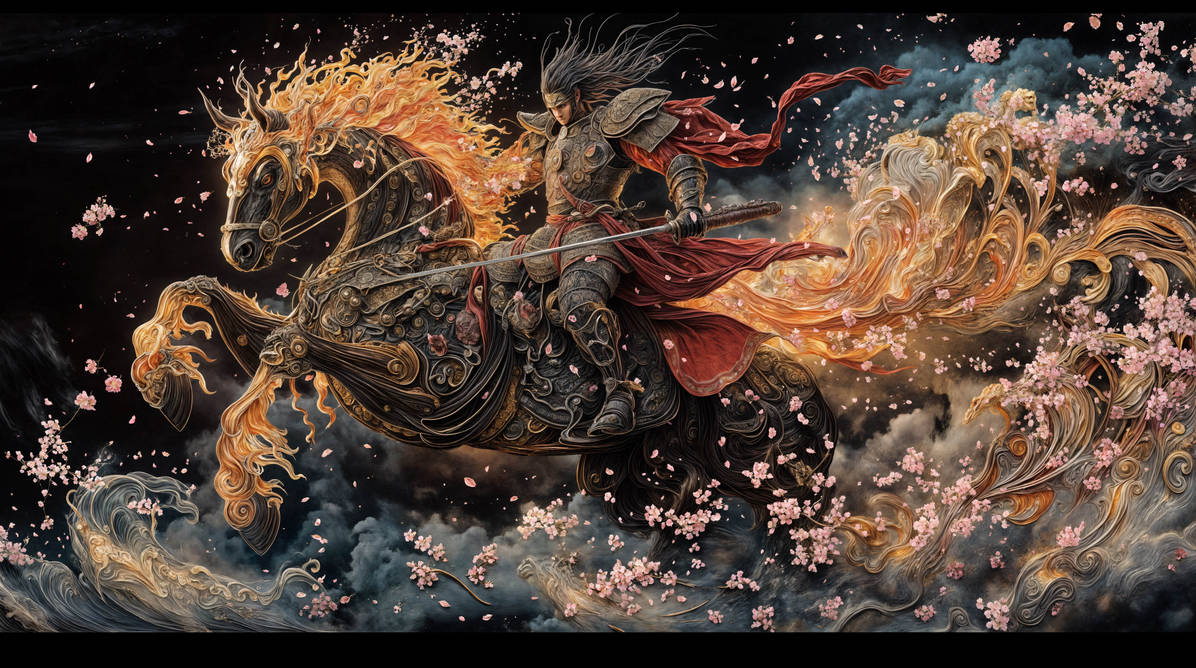 Samurai's Ride Through the Storm by Bogi380 on DeviantArt