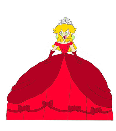 princess peach puffy dress Princess Peach Super Smash Bros Doll Dress