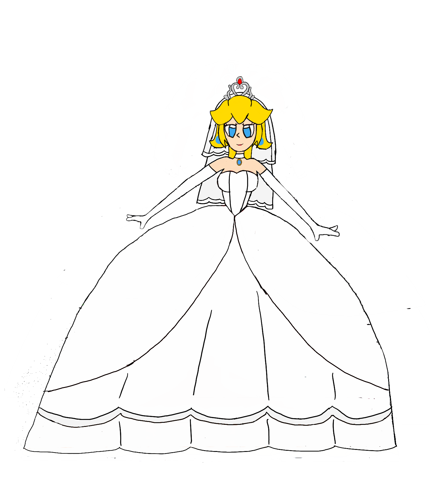 princess peach dress up deviantart Romantic Princess Dress Up by Princess-Peachie on DeviantArt