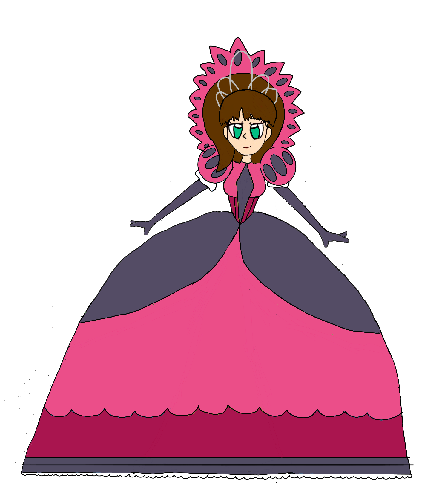 Queen magenta by Puffybridalprincess on DeviantArt