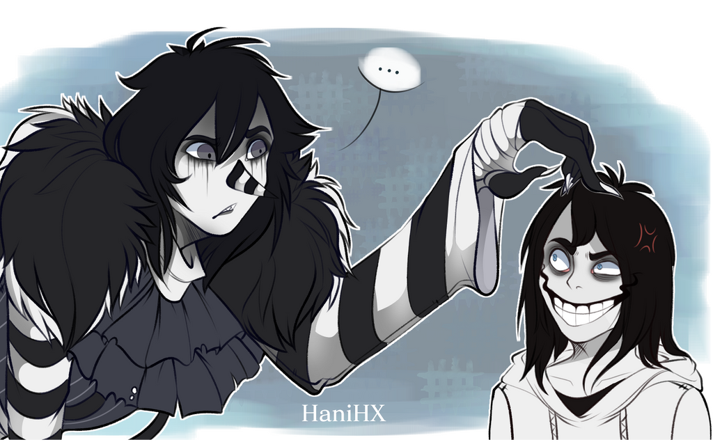Laughing Jack and Jeff The Killer. by HaniHX on DeviantArt.