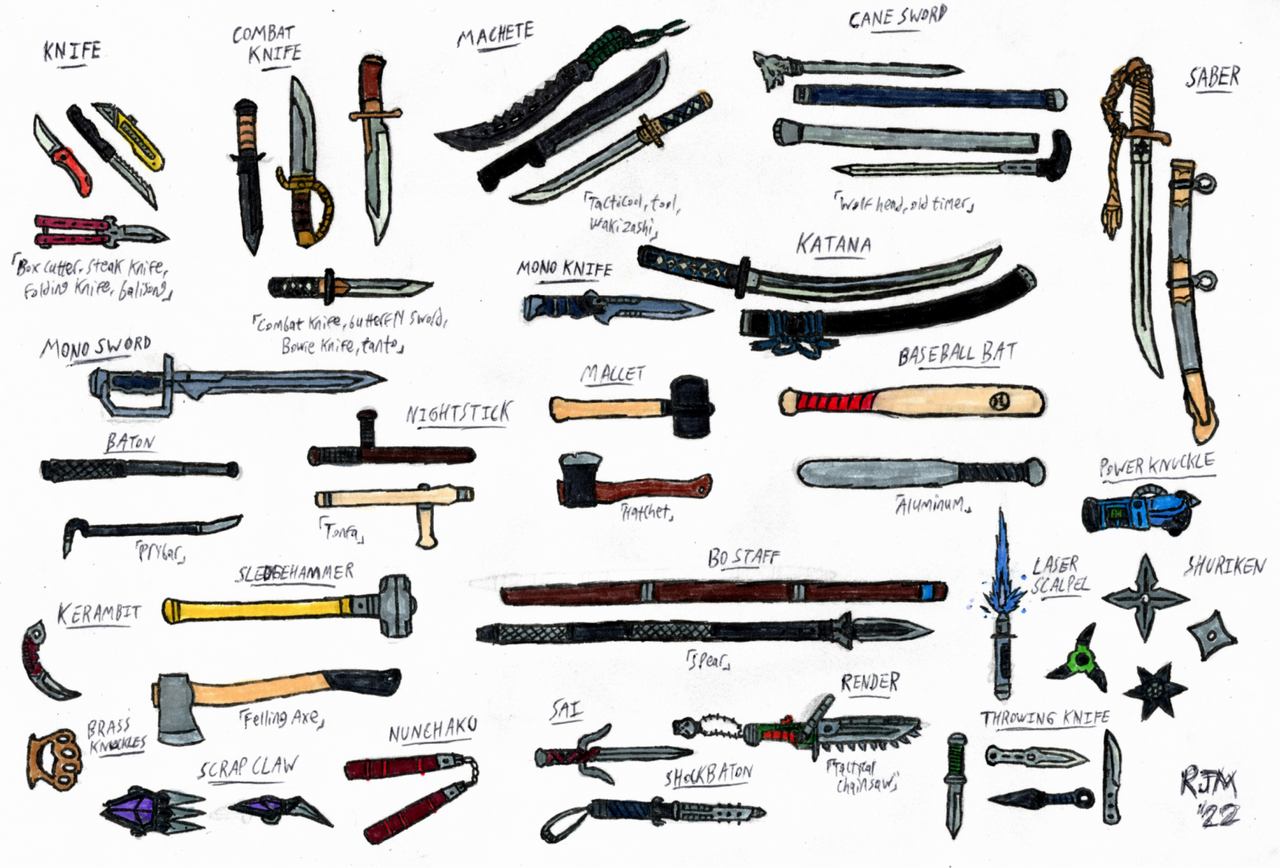 Swords (And Two-Handers) by RaziyaTheSeeker on DeviantArt