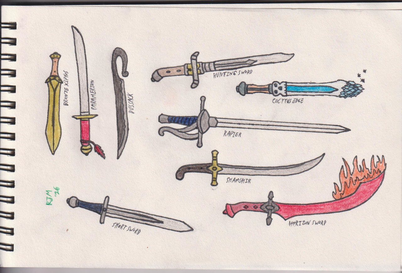 Deviantart Amazon Swords Some Swords by GiuseppeSeeks on DeviantArt