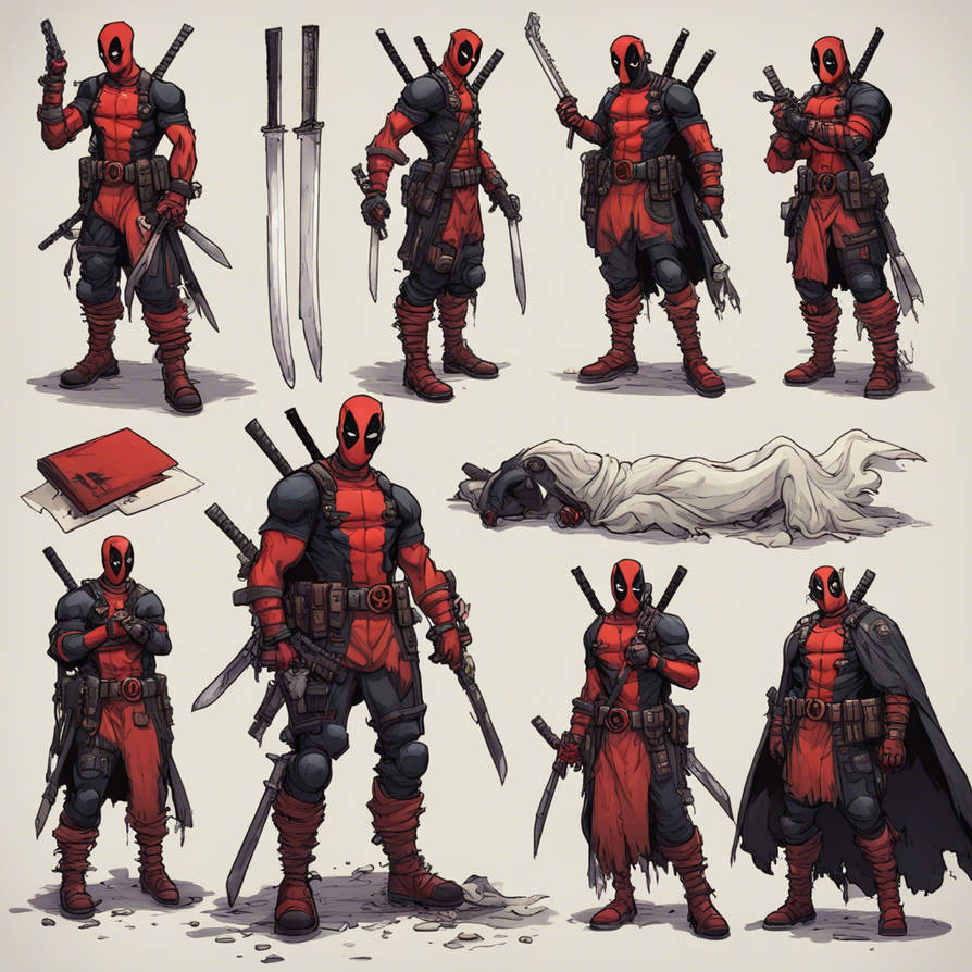 Aztec Deadpool Ninja deadpool by TargetMark-ATL17 on DeviantArt
