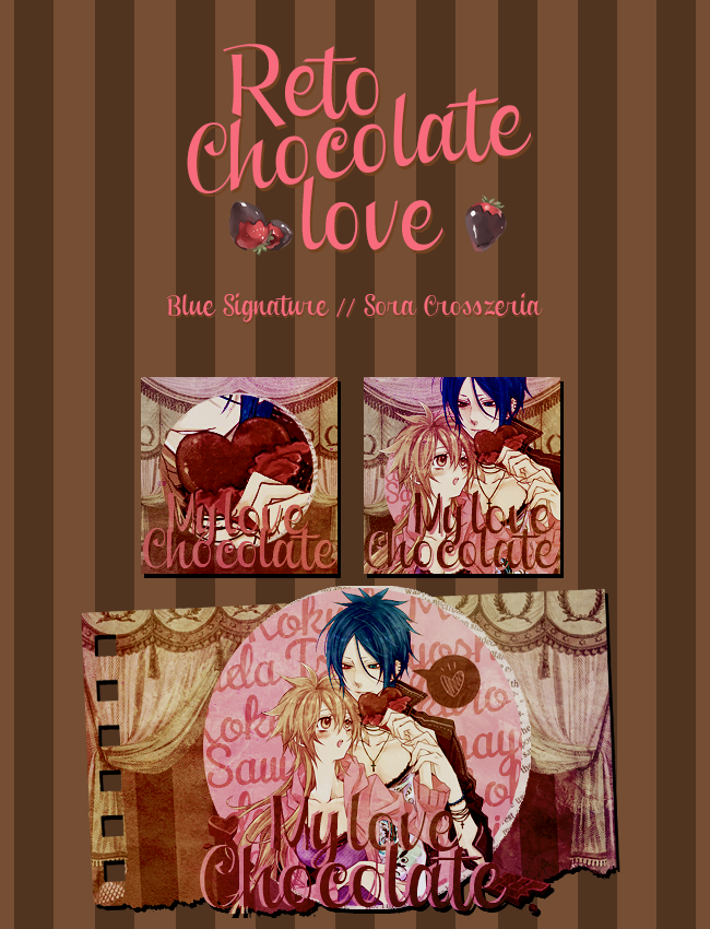 Reto Chocolate Love- Blue Signature