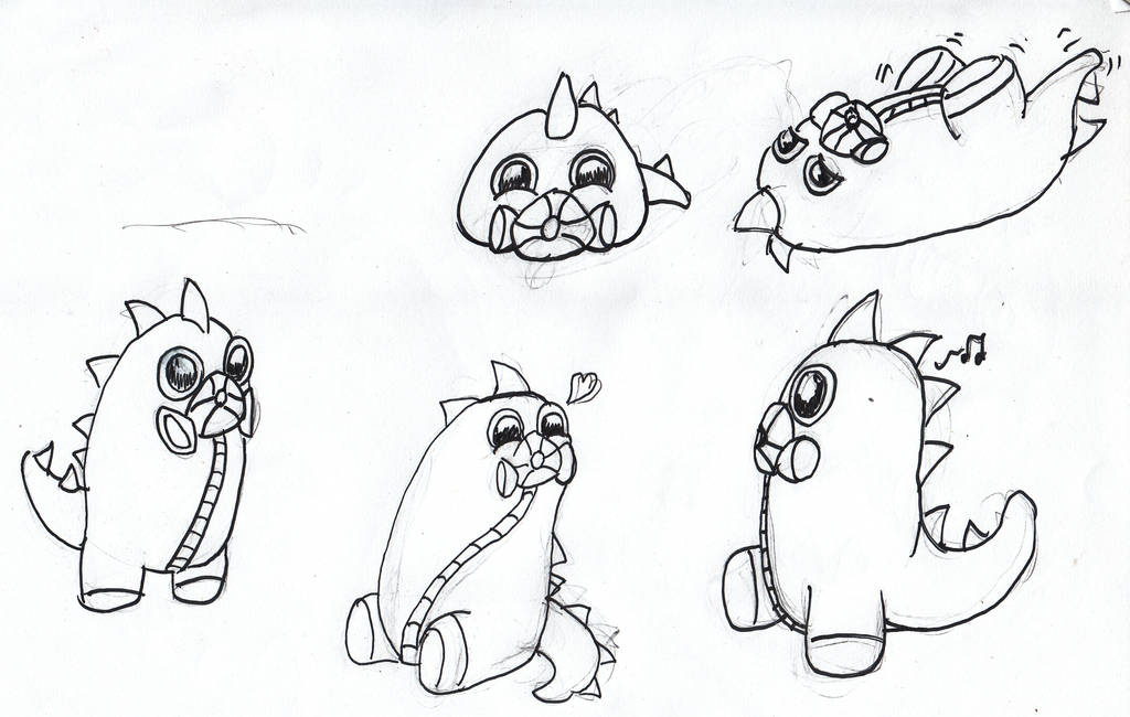 Hazma doodles by Fluffy-The-Watcher