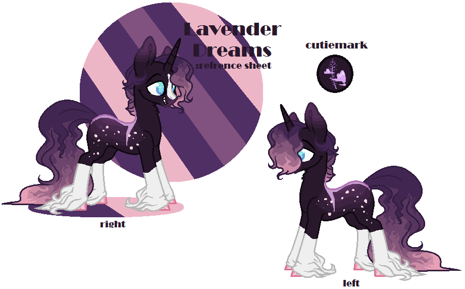 Lavender Dreams reference sheet