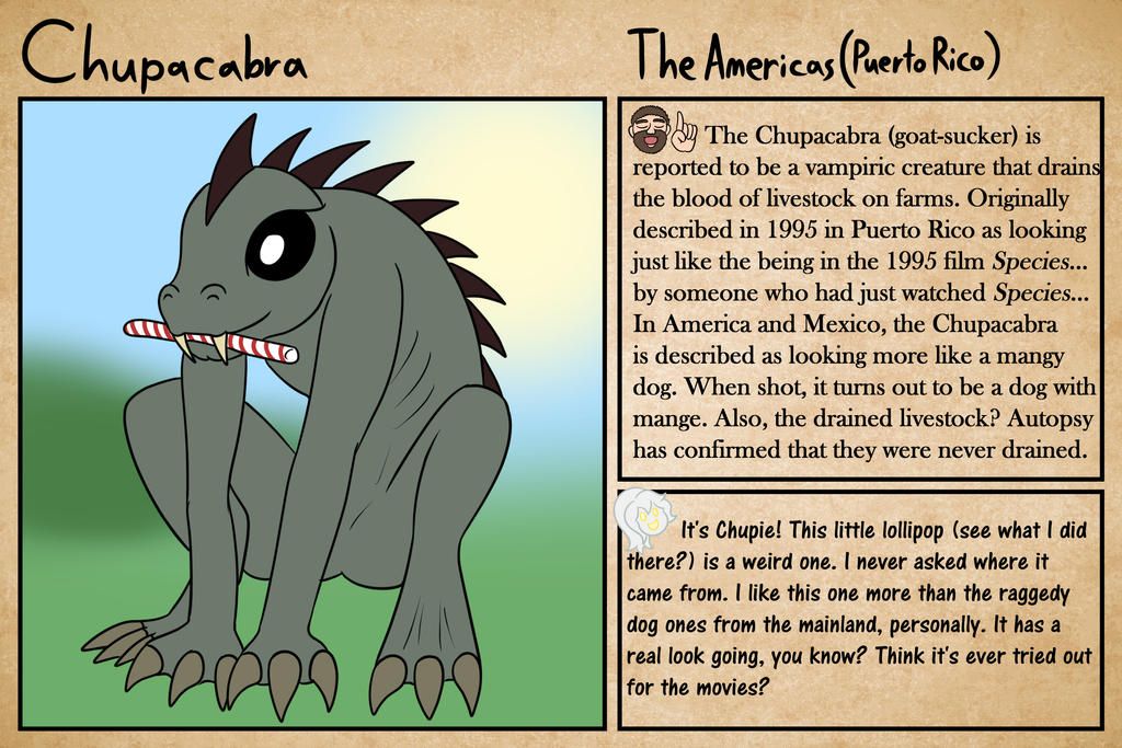 The Cryptid Files: Chupacabra by Kite-Darkside on DeviantArt