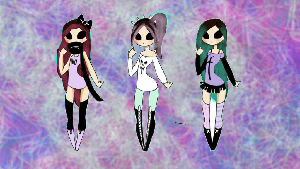 Pastel goth outfits by RebeccaCat12 on DeviantArt