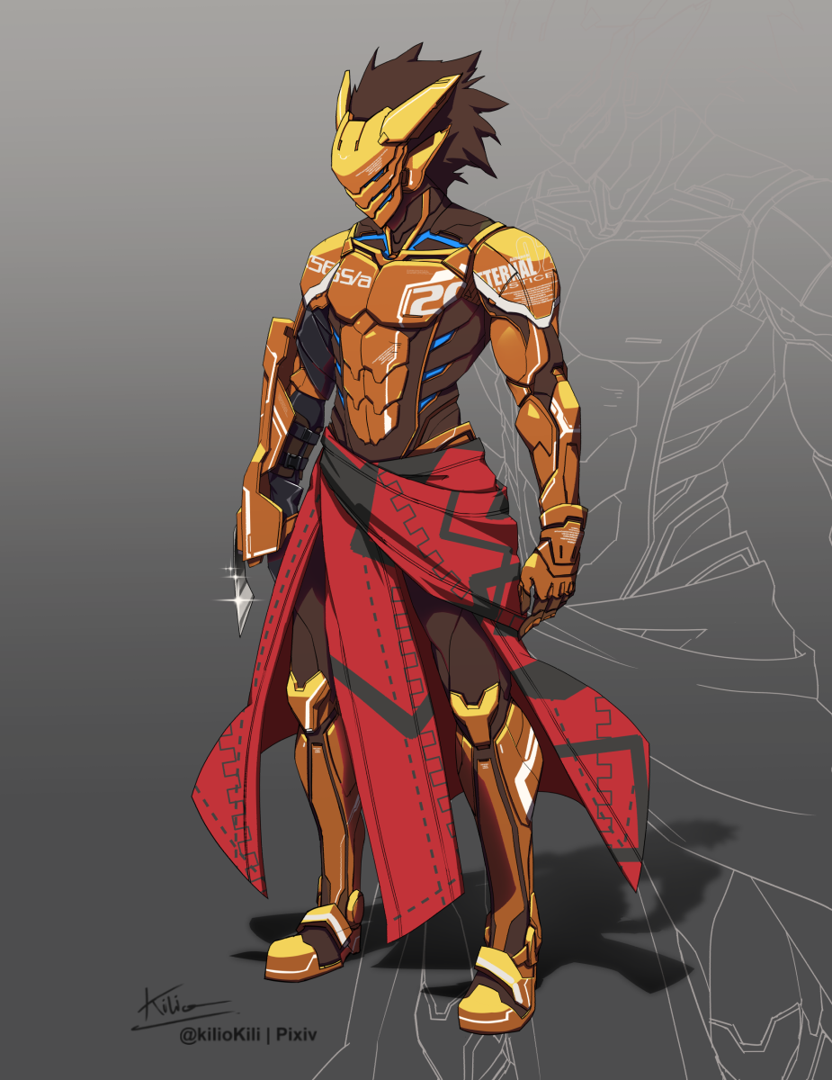 Character Design Cybertech Ver. by kili-kilio on DeviantArt