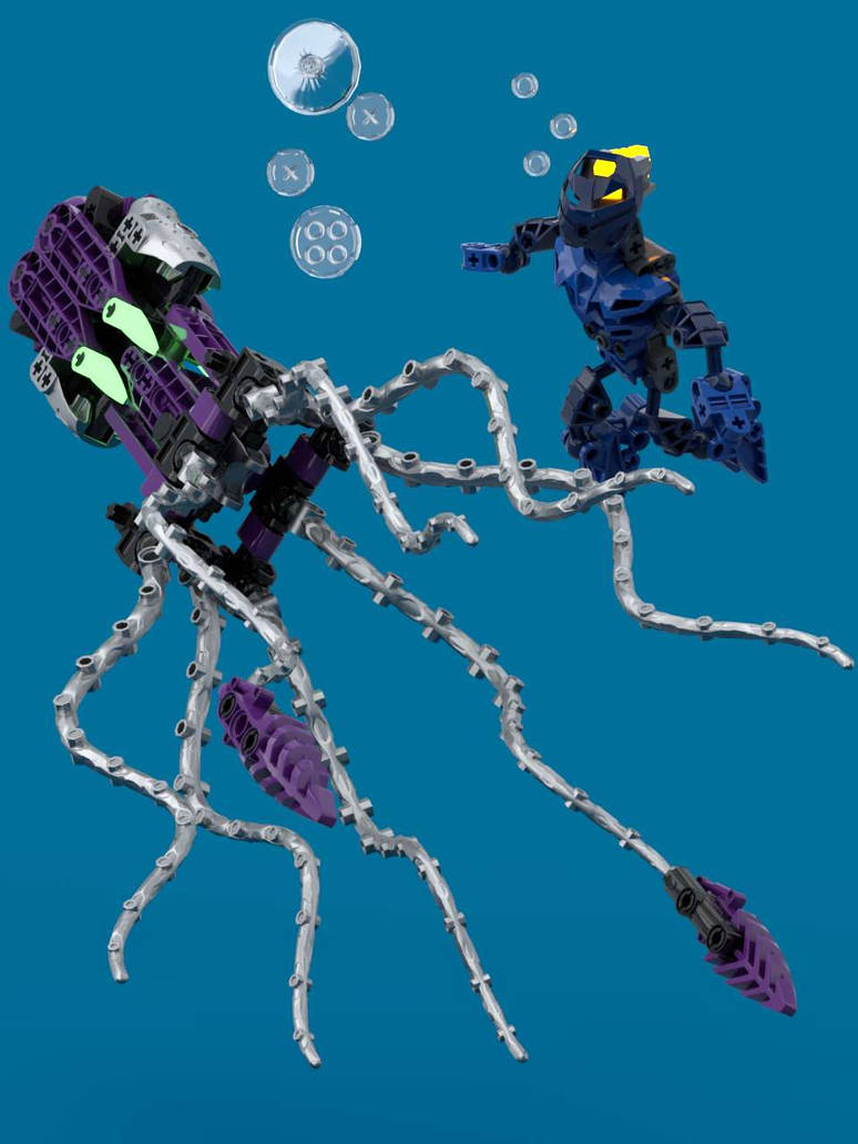 Bionicle Rahi, Majis Squid by MarowGhost on DeviantArt