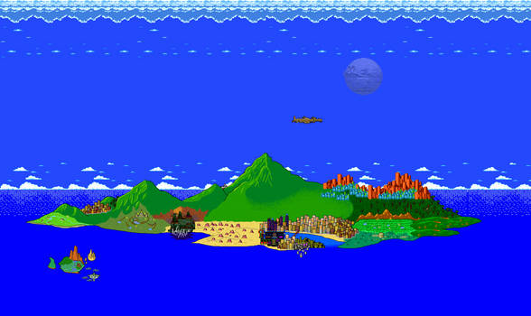 Sonic the Hedgehog West Side Island Map