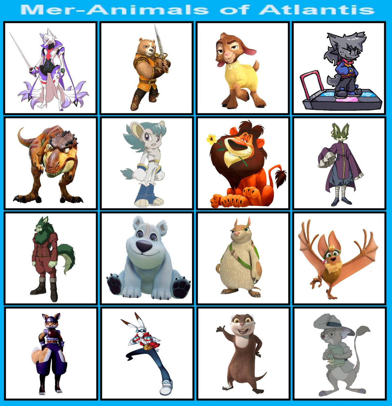 My Mer-Animals of Atlantis List by Tecnavage2104 on DeviantArt