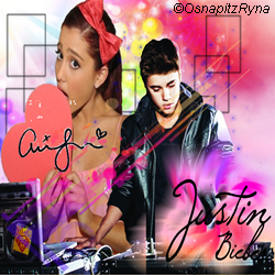 Justin Bieber and Ariana Grande icon