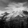 Mount Rainier BW