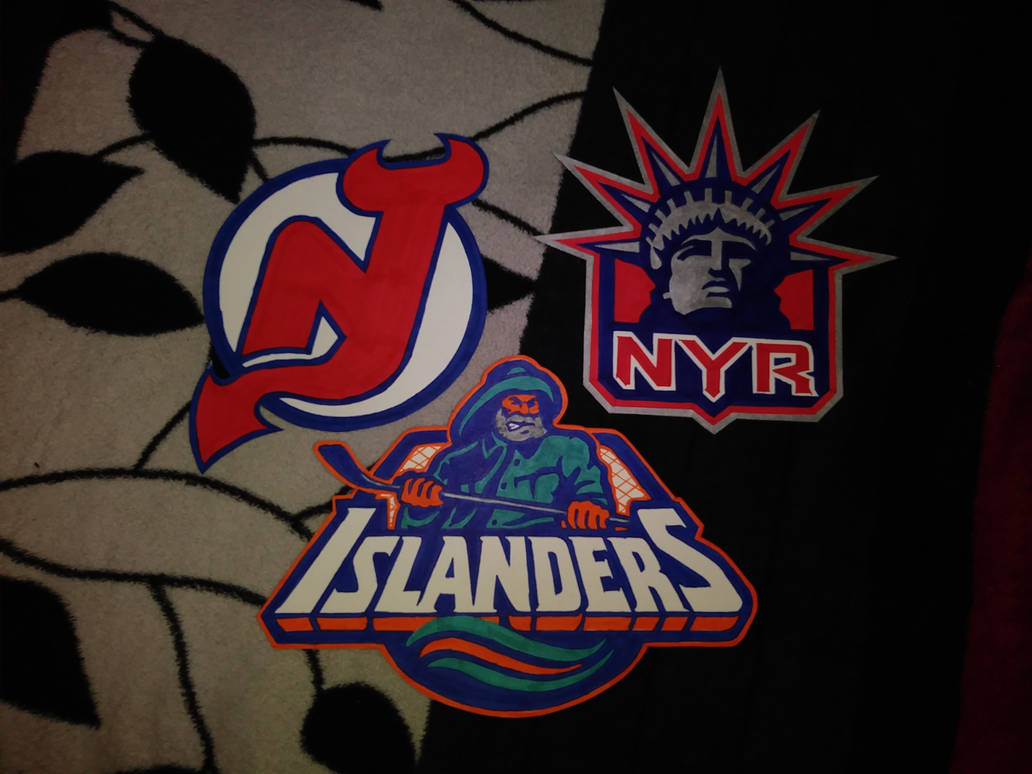 Rangers, Islanders, Devils R.R. 2.0 Logos by GabrielArena on DeviantArt