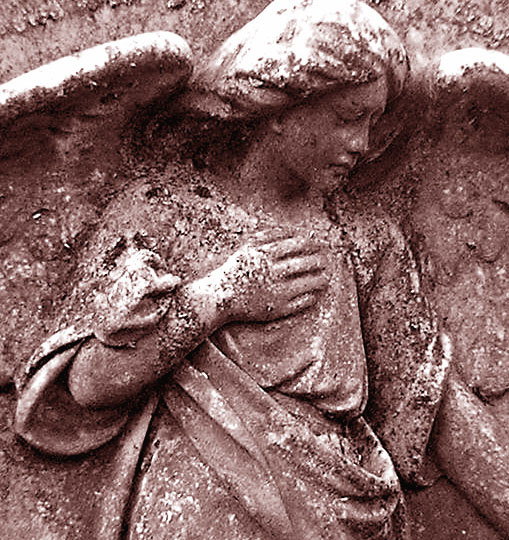 Angel gravestone