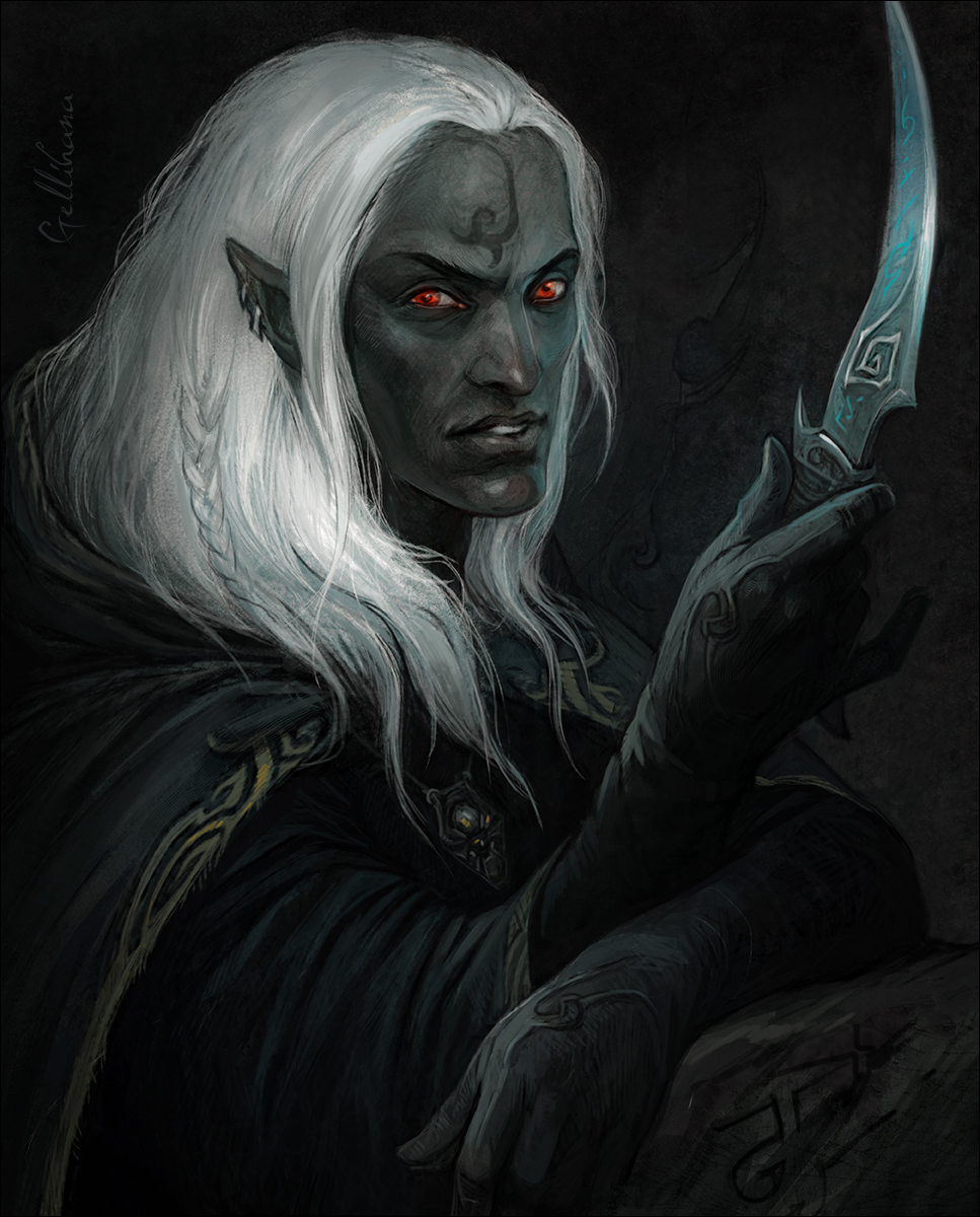 Drow Deviantart Drow by Gellihana-art on DeviantArt