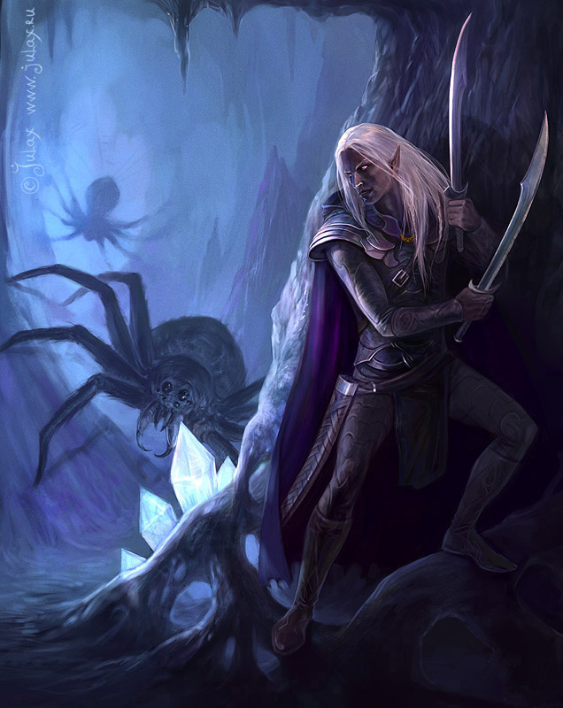 In the Cave - Drizzt Do'Urden