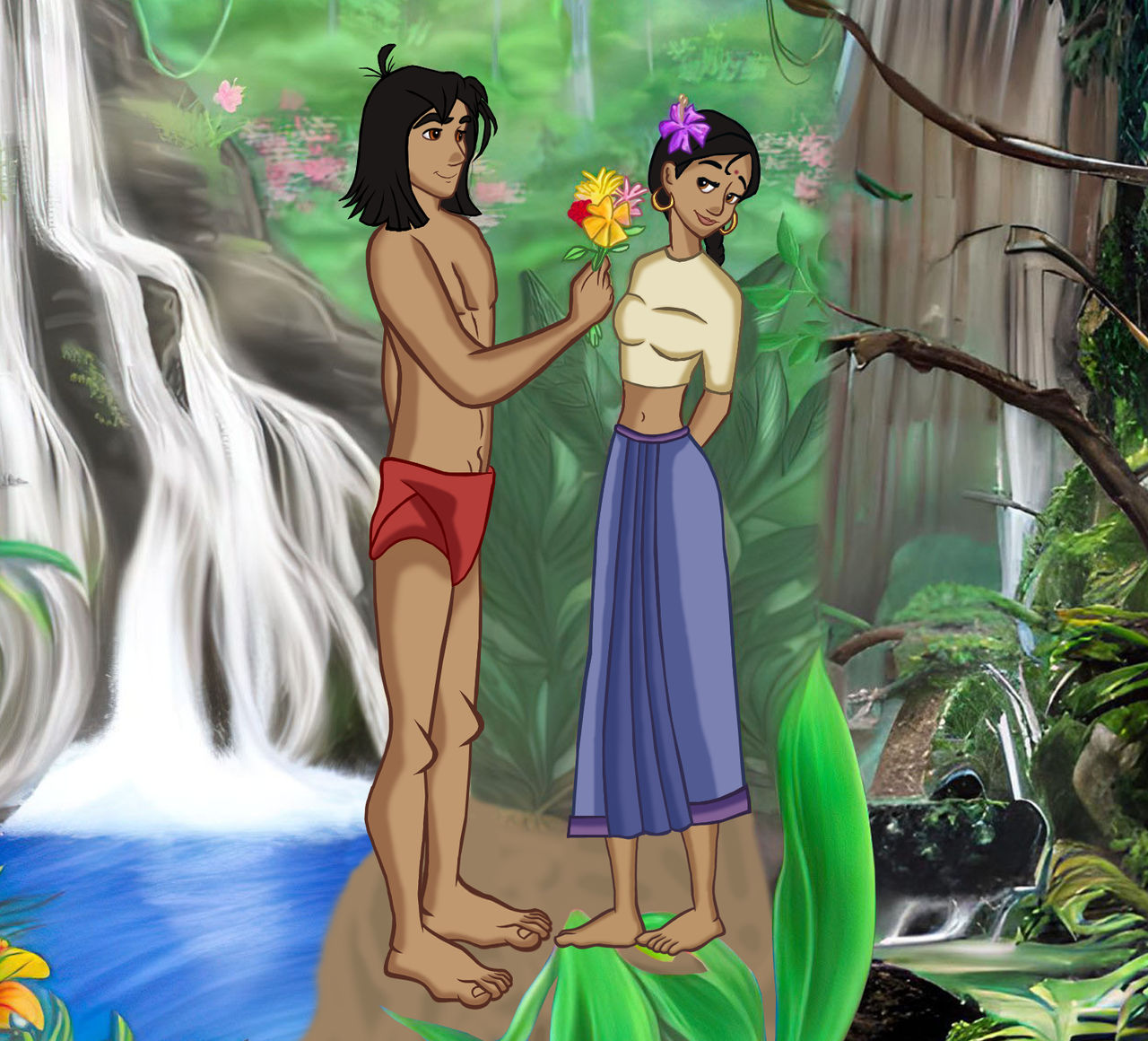Disney's Jungle Book - Mowgli and Shanti Grown (7) by TimEberhart98 on  DeviantArt