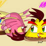 Angry Birds as the Furious Five and Dragon Warrior