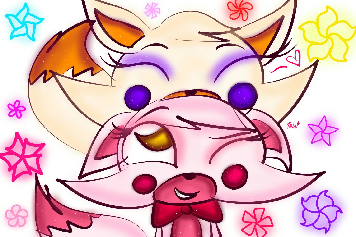 Lolbit и Мангл