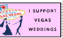 I Support Vegas Weddings Stamp