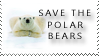 save the polar bears by stampsbyjesper