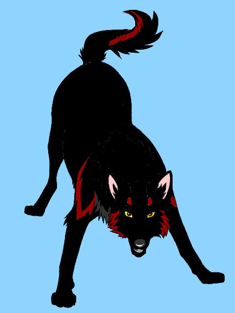 Red and Black Wolf 4 by FaolanshewolfGold on DeviantArt
