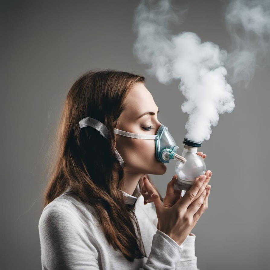 O2 Inhalation Masks Unity Woman breathing smoke in oxygen mask by asphyxmeplease on DeviantArt