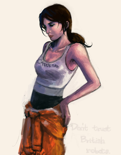 Chell by Unknowncake on DeviantArt