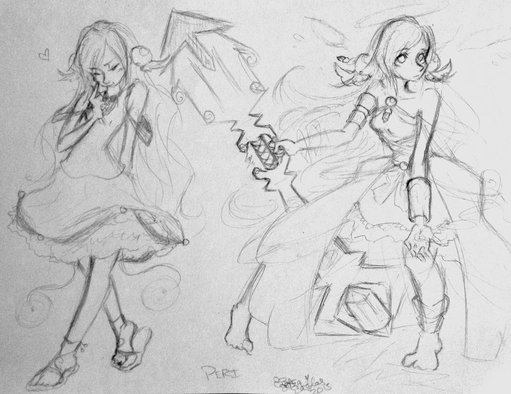 Peri Drawing Peri Doodles by PeriBerryTea on DeviantArt