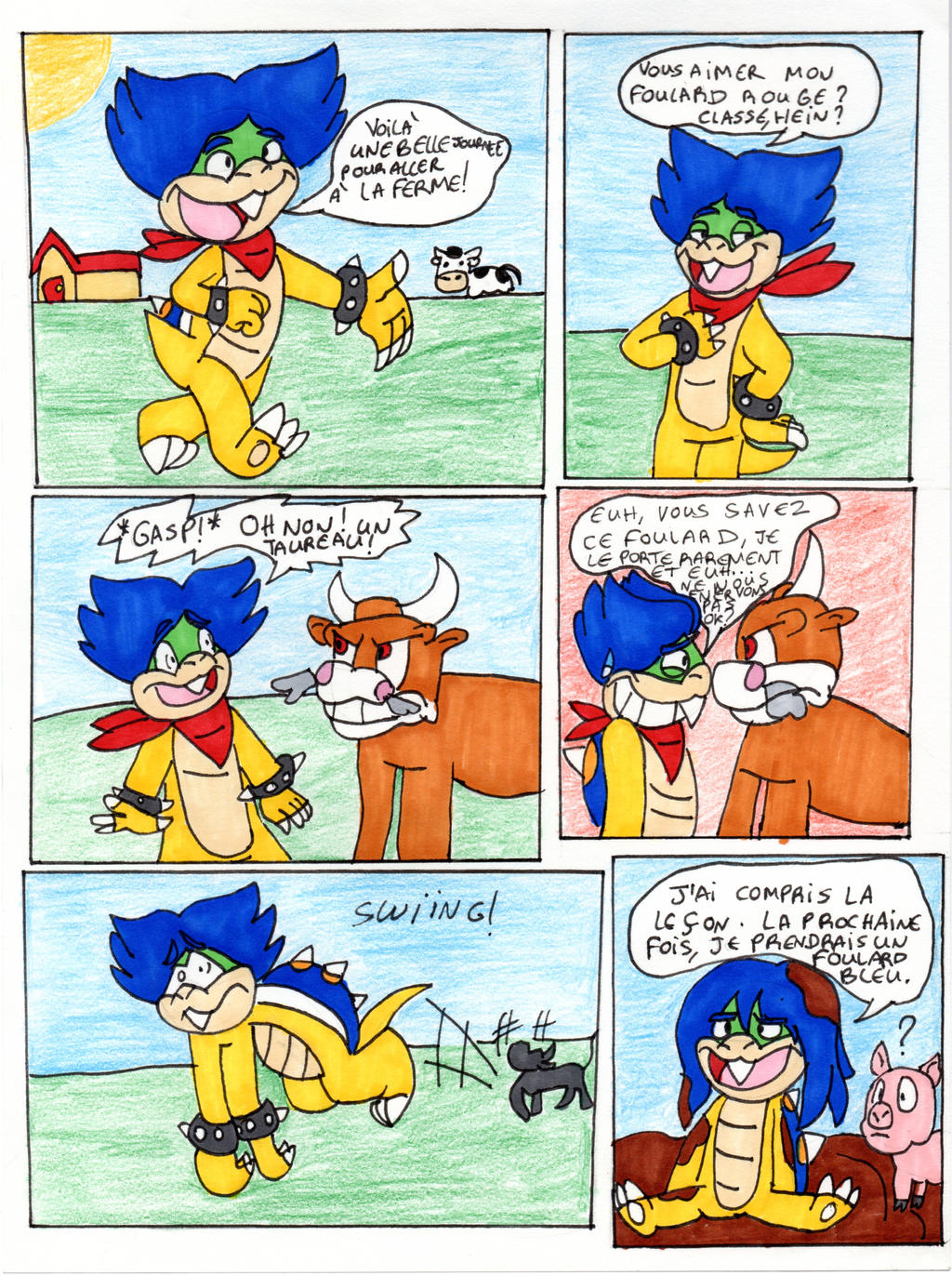 Ludwig von Koopa's misadventures strip 1