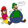 Inflated Luigi