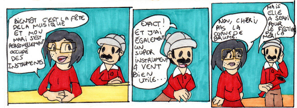 Moustachi et Binoclette comic strip 11