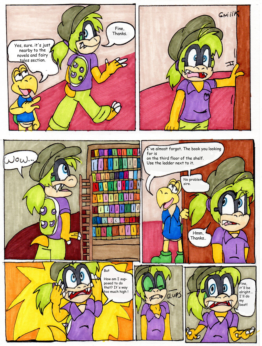 Iggy Koopa adventures in FantasyWorld page 2