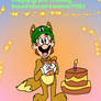 Cute fox Luigi birthday gift