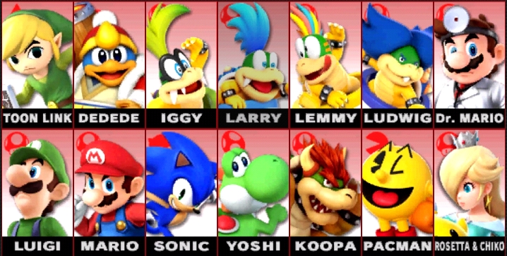 My SSB4 roster by Aso-Designer on DeviantArt