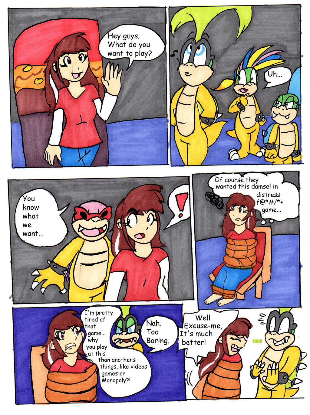 Comic PC:  let's play a game page 1