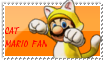 Cat Mario fan stamp