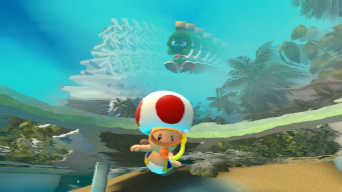Toad underwater playtime by Aso-Designer on DeviantArt