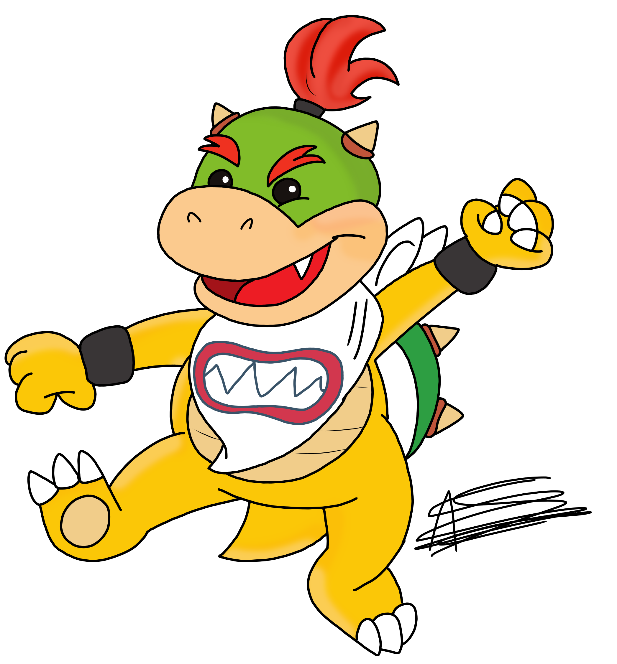 Bowser Jr. Art - New Super Mario Bros. Art Gallery