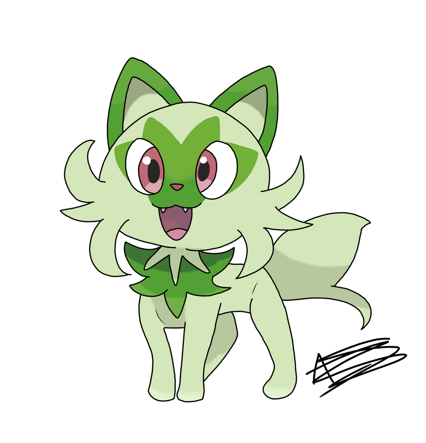 Sprigatito by Aso-Designer on DeviantArt