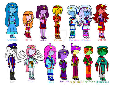 Adventure Time Zodiacs Team