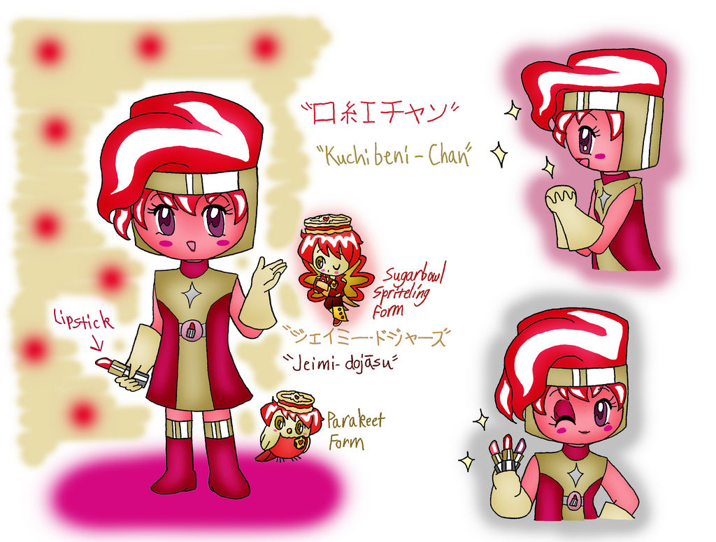 Anpanman OC - Kuchibeni-Chan and Jammie Dodgers